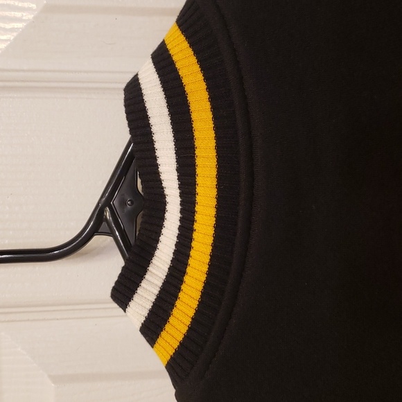 WOMEN'S LARGE NFL STEELERS LETTERMAN/VARSITY JACKET - Picture 9 of 16